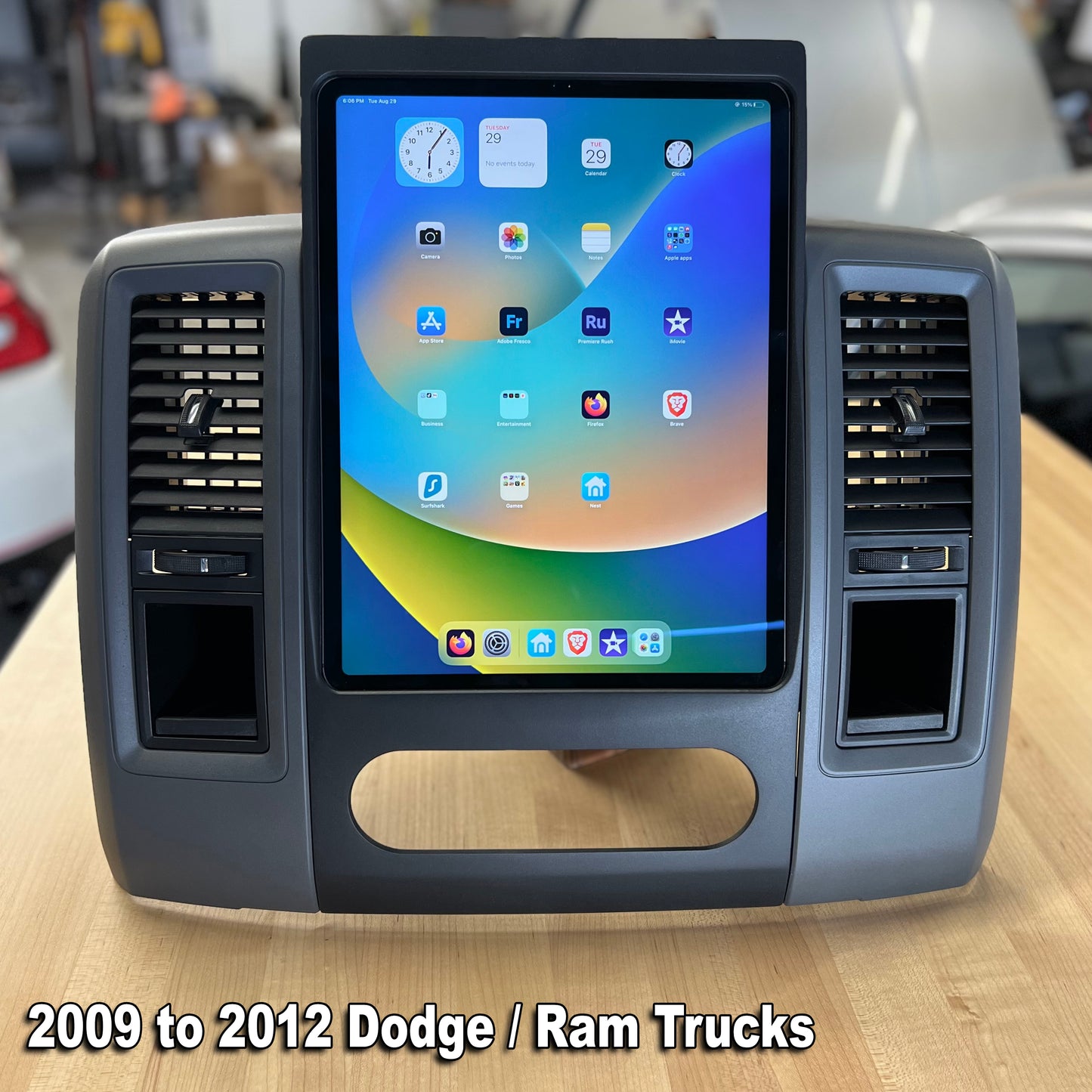 Dodge/Ram Trucks custom dash mod service - ALL YEARS