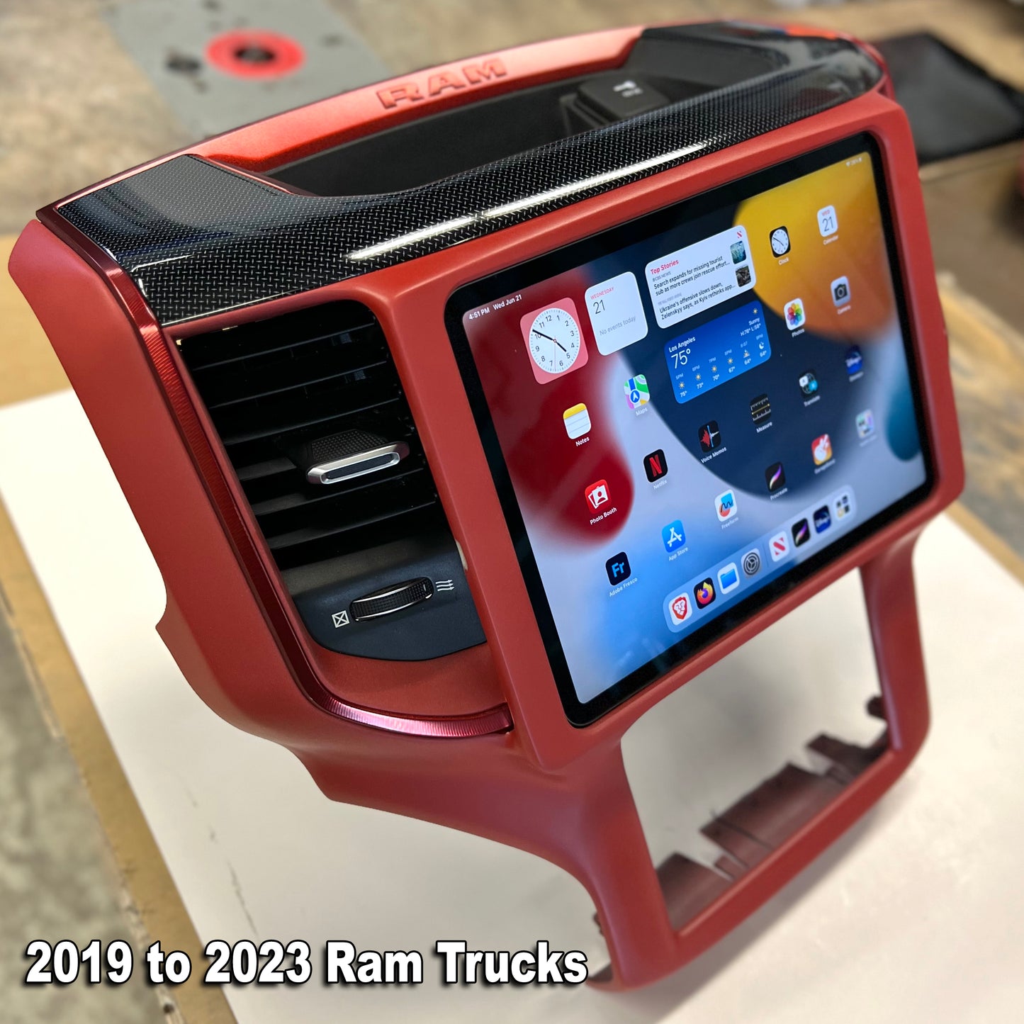 Dodge/Ram Trucks custom dash mod service - ALL YEARS